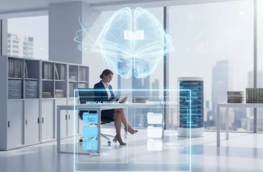 Managing Medical and School Records With a Balanced Hybrid Storage Approach