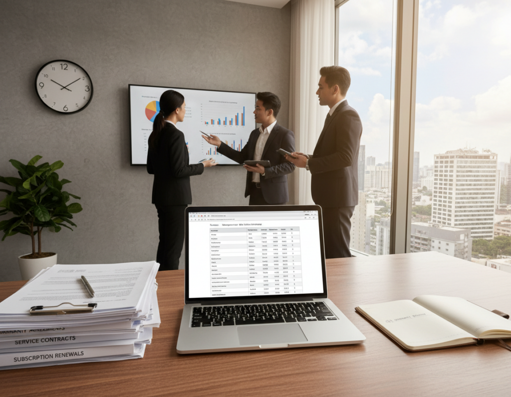 Managing Subscription and Warranty Documents With a Monthly Check System