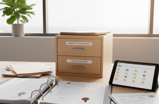 Keeping Property and Vehicle Records Organized Across Paper and Digital Storage