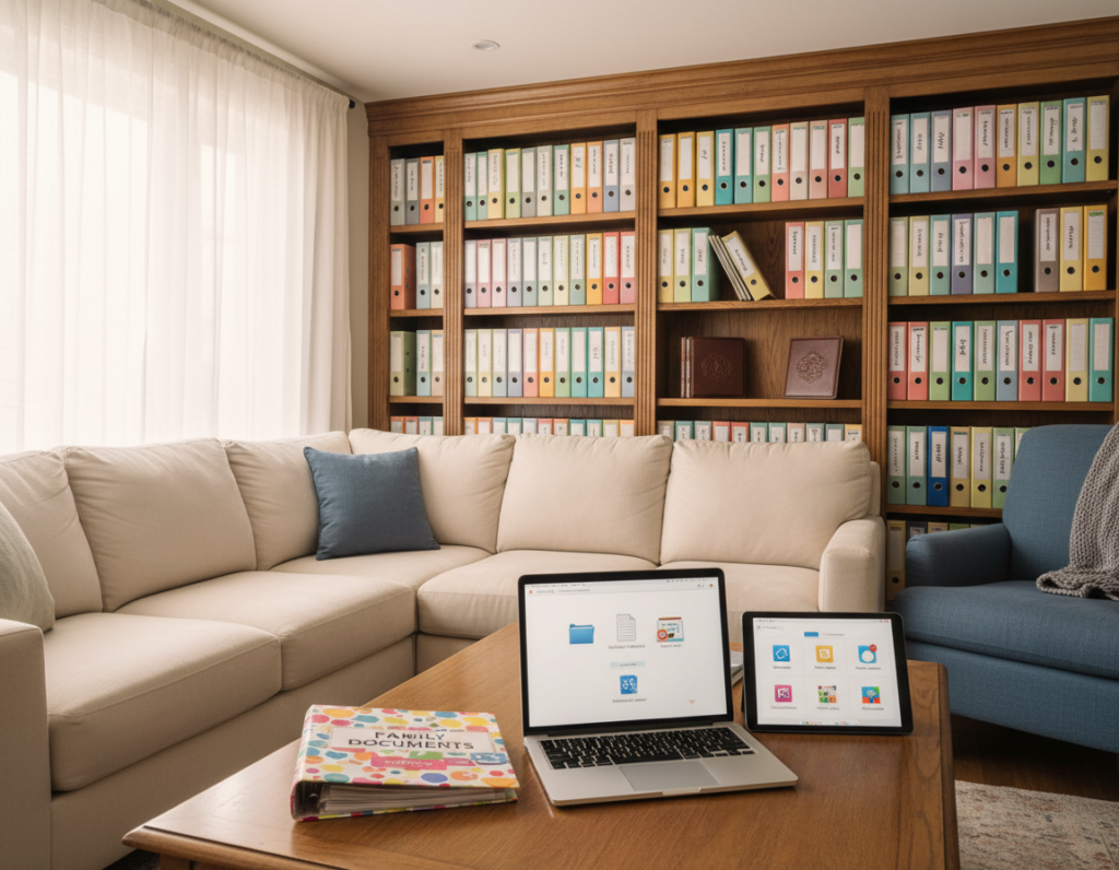 Designing a Family Document Access System Everyone Can Understand