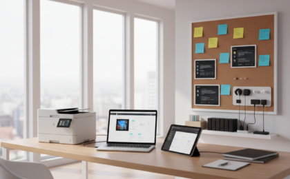 improve paperless workflow equipment home