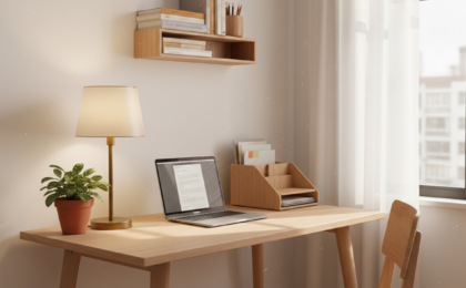 small apartment document processing setup