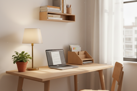 small apartment document processing setup